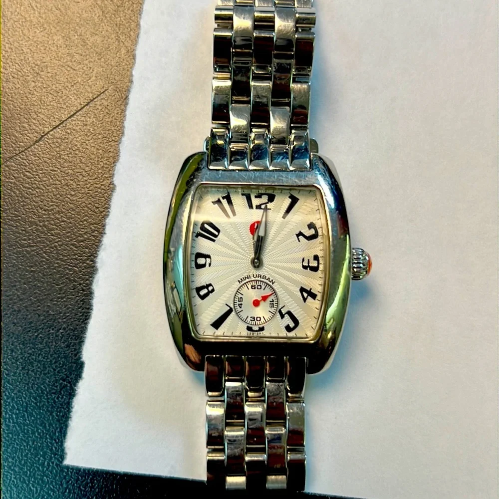 Michele Mini Urban Stainless Watch - Picture 1 of 3